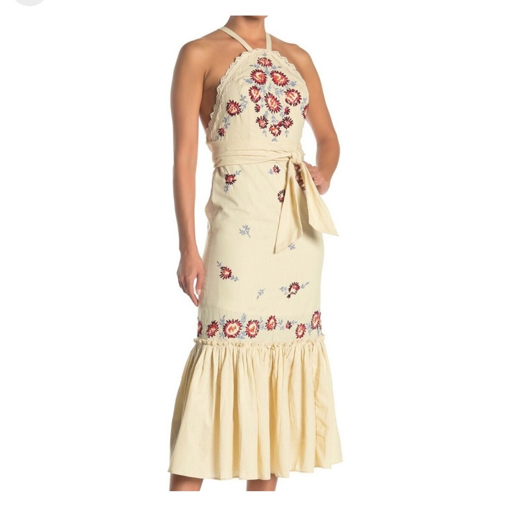 Free People Chrysanthemum Kiss Midi Dress